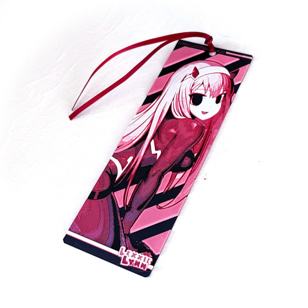 Darling in the Franxx - Zero Two // 3d Printed Glow Bookmark